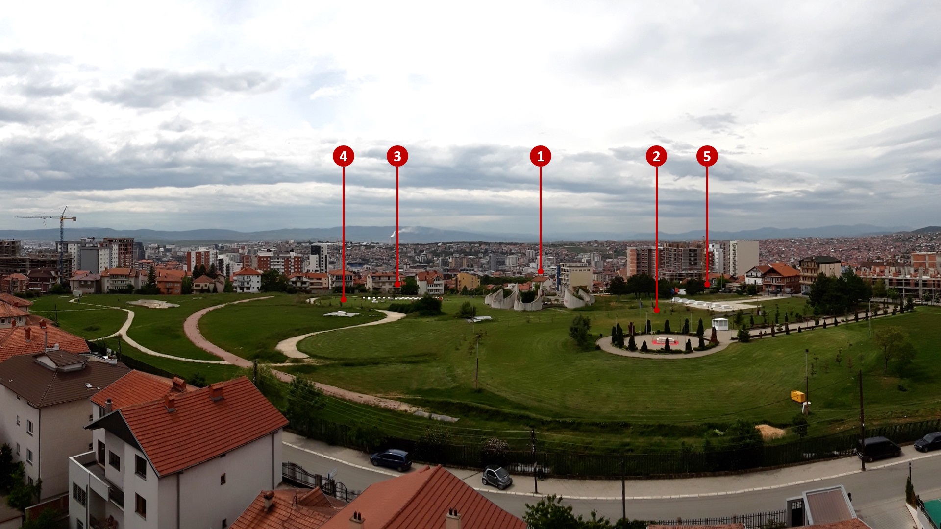 Park u Velaniji u Prištini. Foto: Fjollë Caka